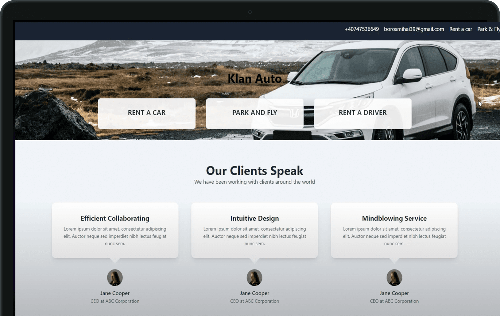 Car Rental App